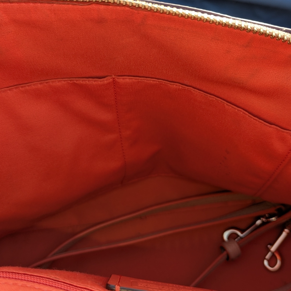 Coach Blush Pink Leather Satchel - Picture 10 of 11